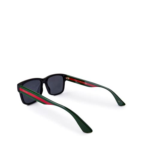 gucci men's square frame sunglasses.